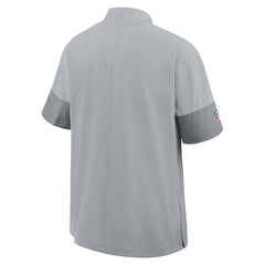 Sideline Short Sleeve Quarter-Zip Dri-FIT Coach Jacket - Detroit Lions Jackets