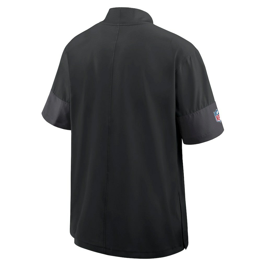 Sideline Short Sleeve Quarter-Zip Dri-FIT Coach Jacket - Baltimore Ravens Jackets
