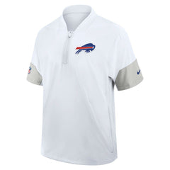 Sideline Short Sleeve Quarter-Zip Dri-FIT Coach Jacket - Buffalo Bills Jackets