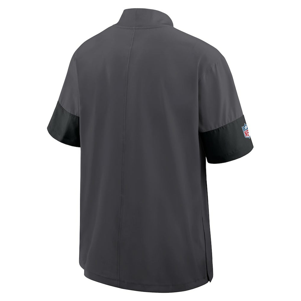 Sideline Short Sleeve Quarter-Zip Dri-FIT Coach Jacket - Cleveland Browns Jackets