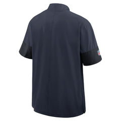 Sideline Short Sleeve Quarter-Zip Dri-FIT Coach Jacket - Chicago Bears Jackets