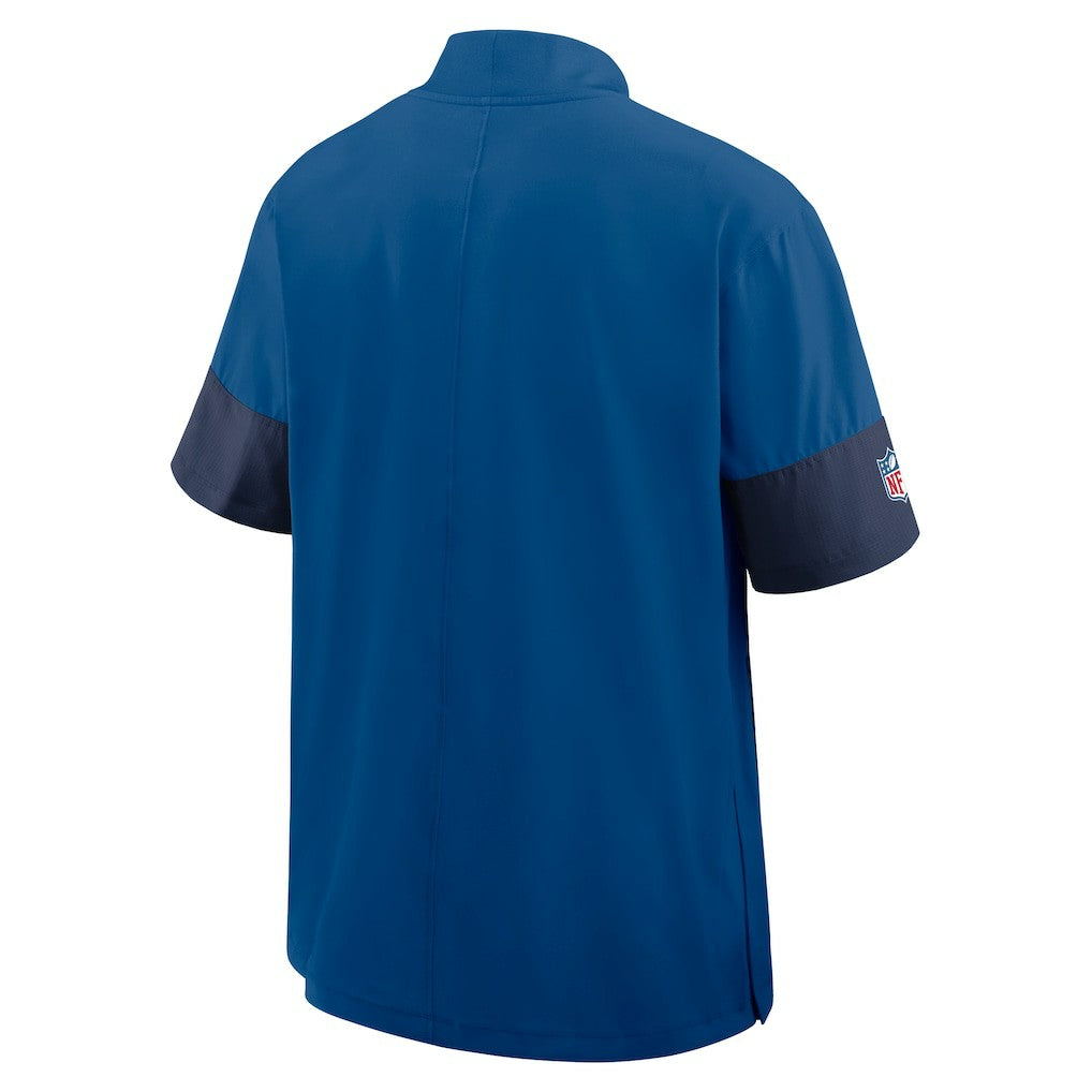 Sideline Short Sleeve Quarter-Zip Dri-FIT Coach Jacket - Indianapolis Colts Jackets