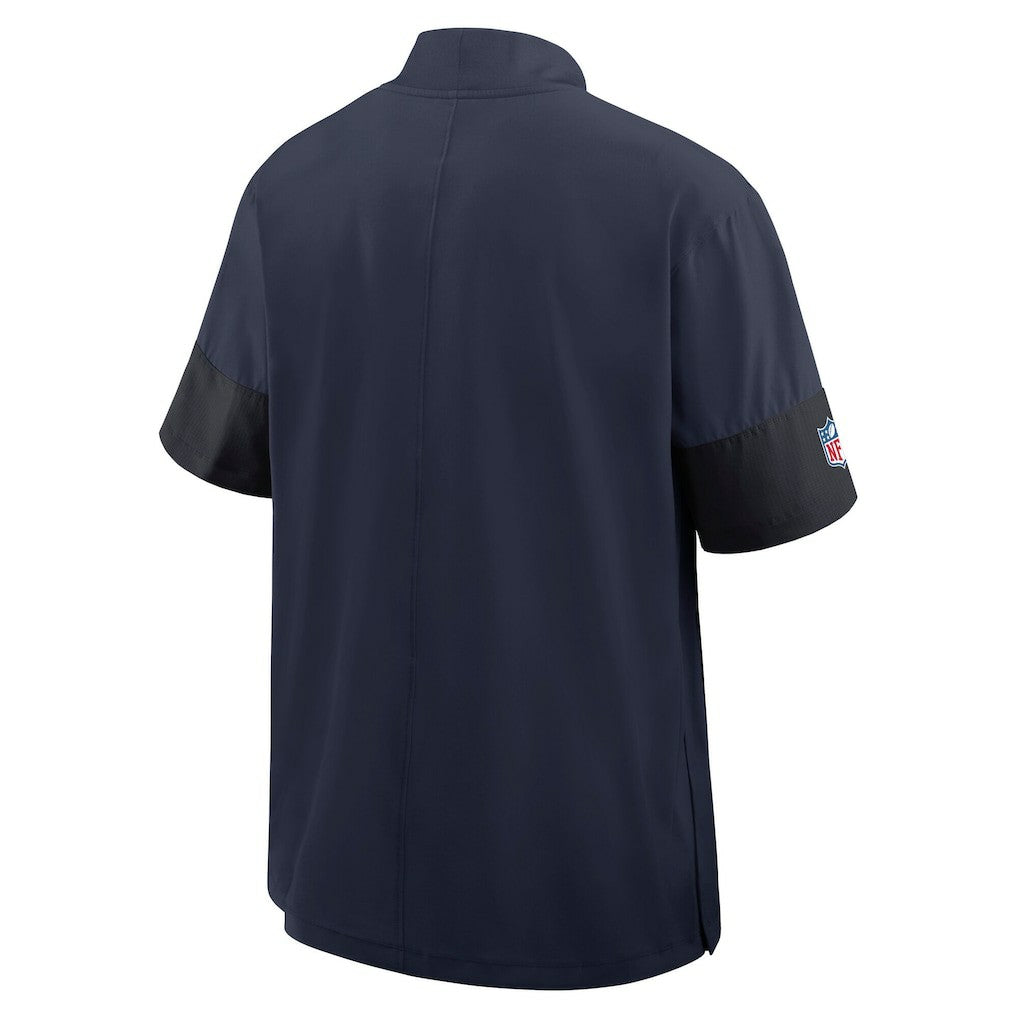 Sideline Short Sleeve Quarter-Zip Dri-FIT Coach Jacket - Dallas Cowboys Jackets