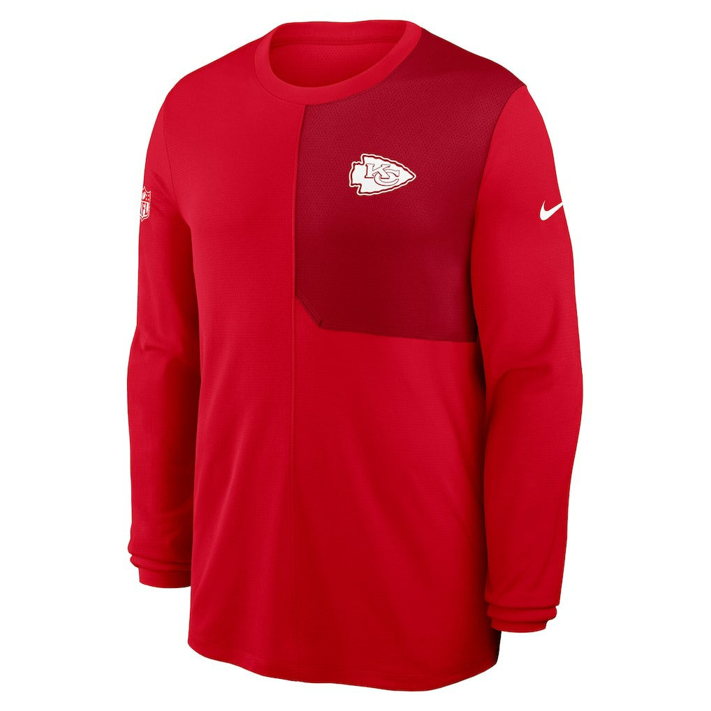 Sideline Coach UV Dri-FIT Long Sleeve Shirt - Kansas City Chiefs