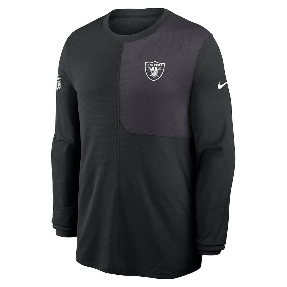 Sideline Coach UV Dri-FIT Long Sleeve Shirt - Las Vegas Raiders
