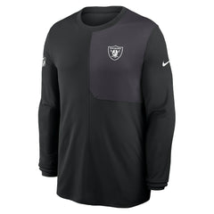 Sideline Coach UV Dri-FIT Long Sleeve Shirt - Las Vegas Raiders