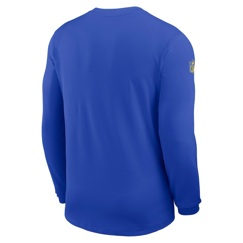 Sideline Coach UV Dri-FIT Long Sleeve Shirt - Los Angeles Rams