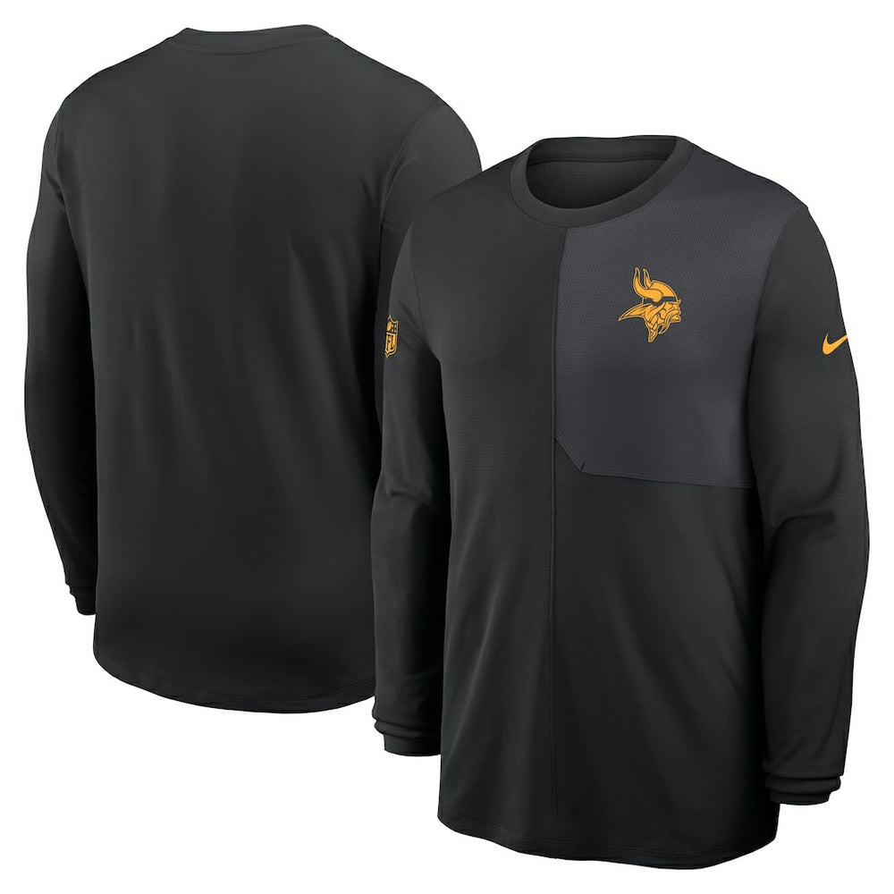 Sideline Coach UV Dri-FIT Long Sleeve Shirt - Minnesota Vikings