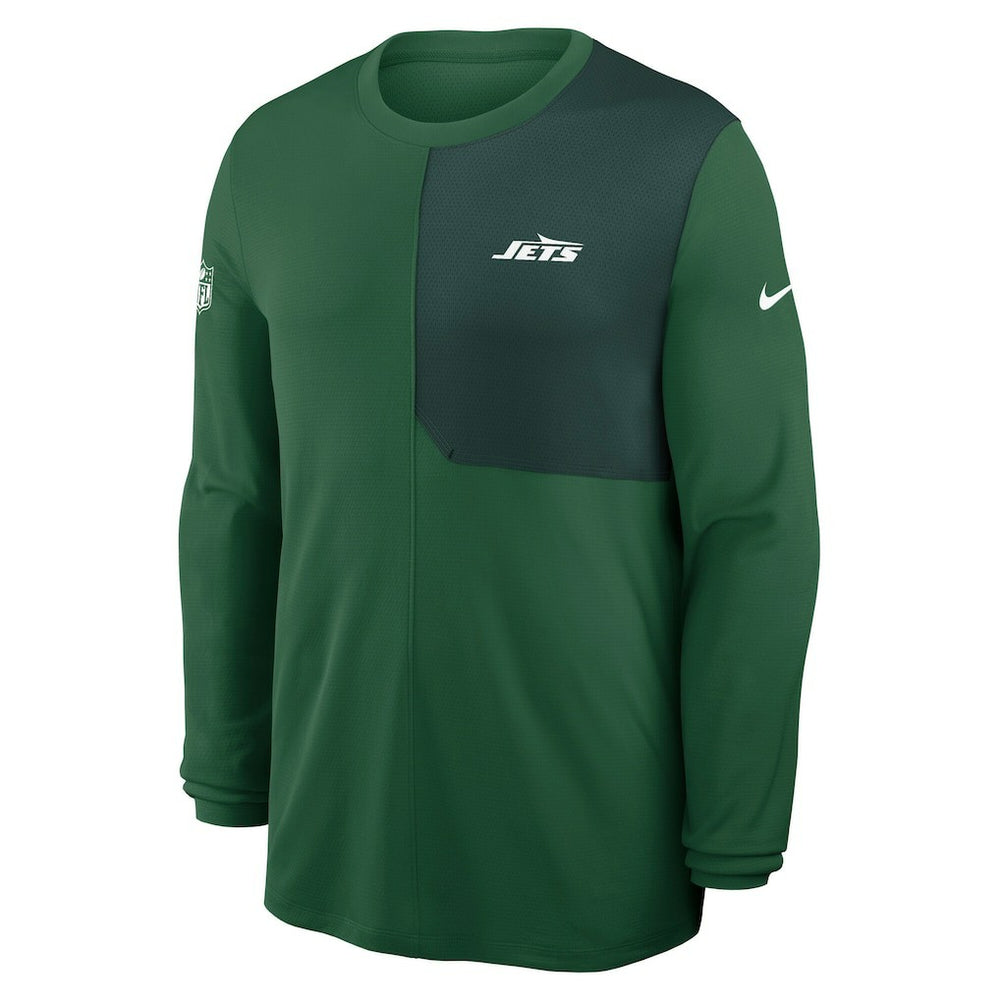 Sideline Coach UV Dri-FIT Long Sleeve Shirt - New York Jets
