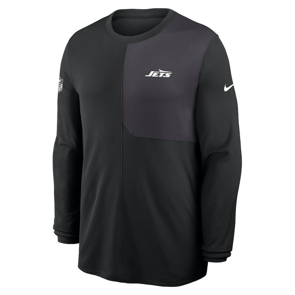 Sideline Coach UV Dri-FIT Long Sleeve Shirt - New York Jets