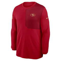 Sideline Coach UV Dri-FIT Long Sleeve Shirt - San Francisco 49ers