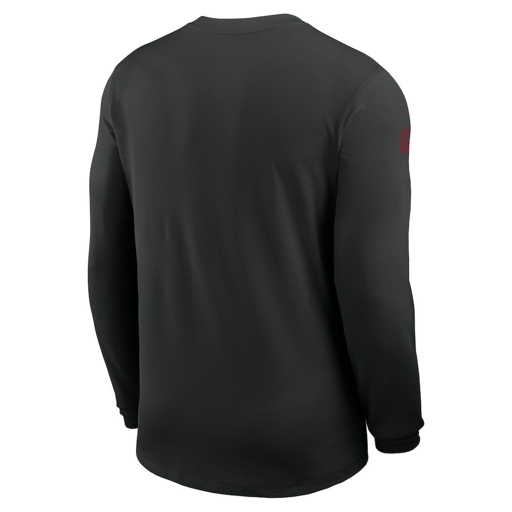 Sideline Coach UV Dri-FIT Long Sleeve Shirt - San Francisco 49ers