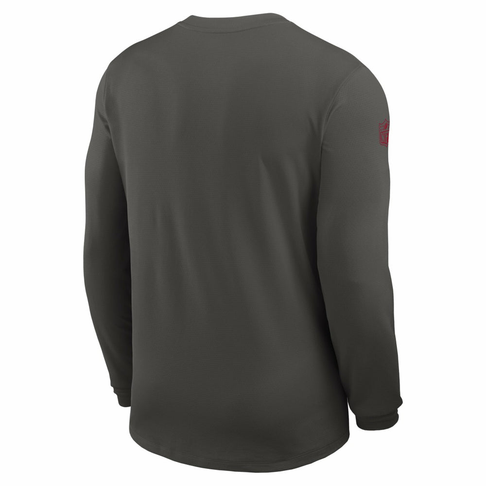 Sideline Coach UV Dri-FIT Long Sleeve Shirt - Tampa Bay Buccaneers