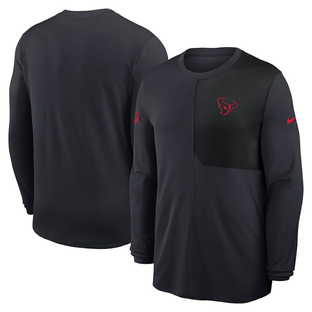 Sideline Coach UV Dri-FIT Long Sleeve Shirt - Houston Texans
