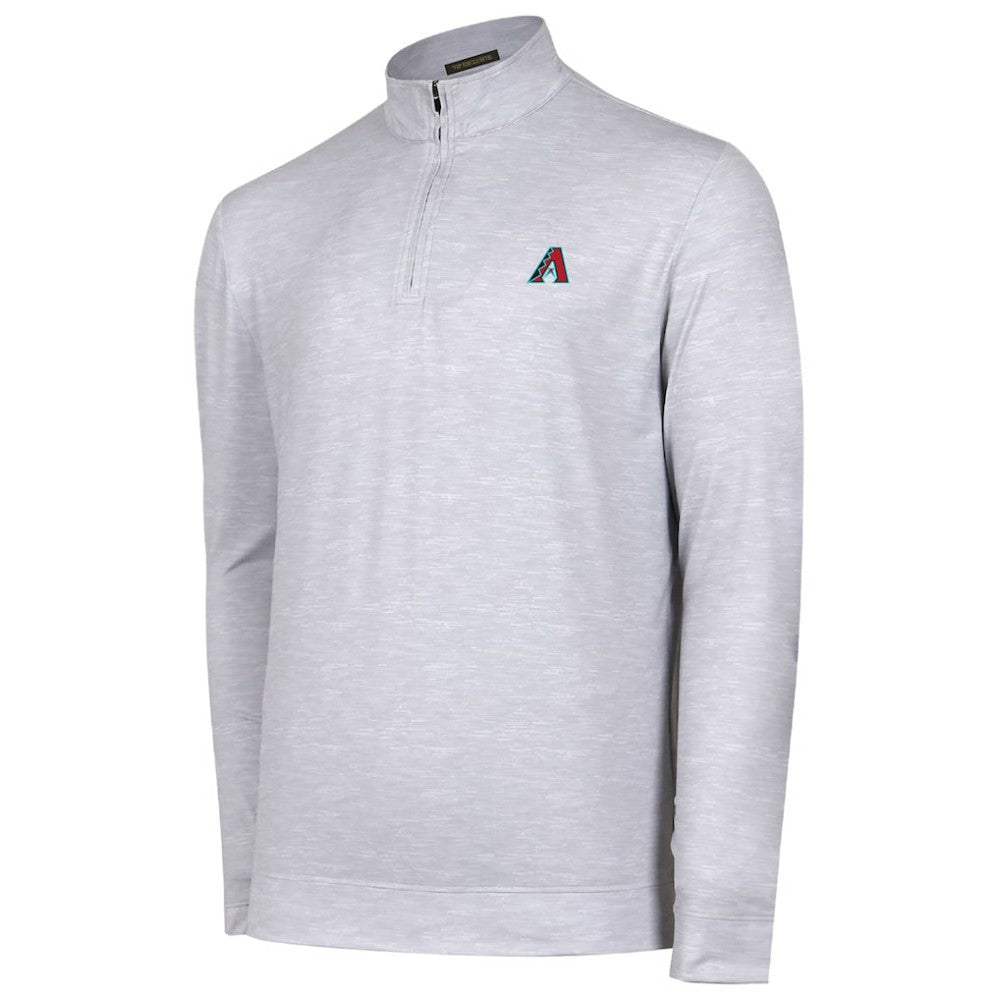 Gray Arizona Diamondbacks Sublime Tri-Blend Quarter-Zip Jacket