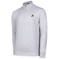 Gray Arizona Diamondbacks Sublime Tri-Blend Quarter-Zip Jacket