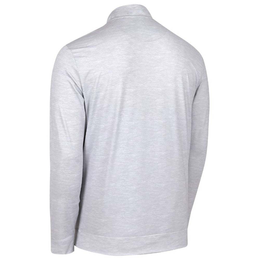 Gray Chicago Cubs Sublime Tri-Blend Quarter-Zip Jacket