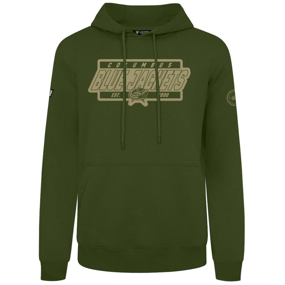 NHL Columbus Blue Jackets Levelwear Podium Pullover Hoodie