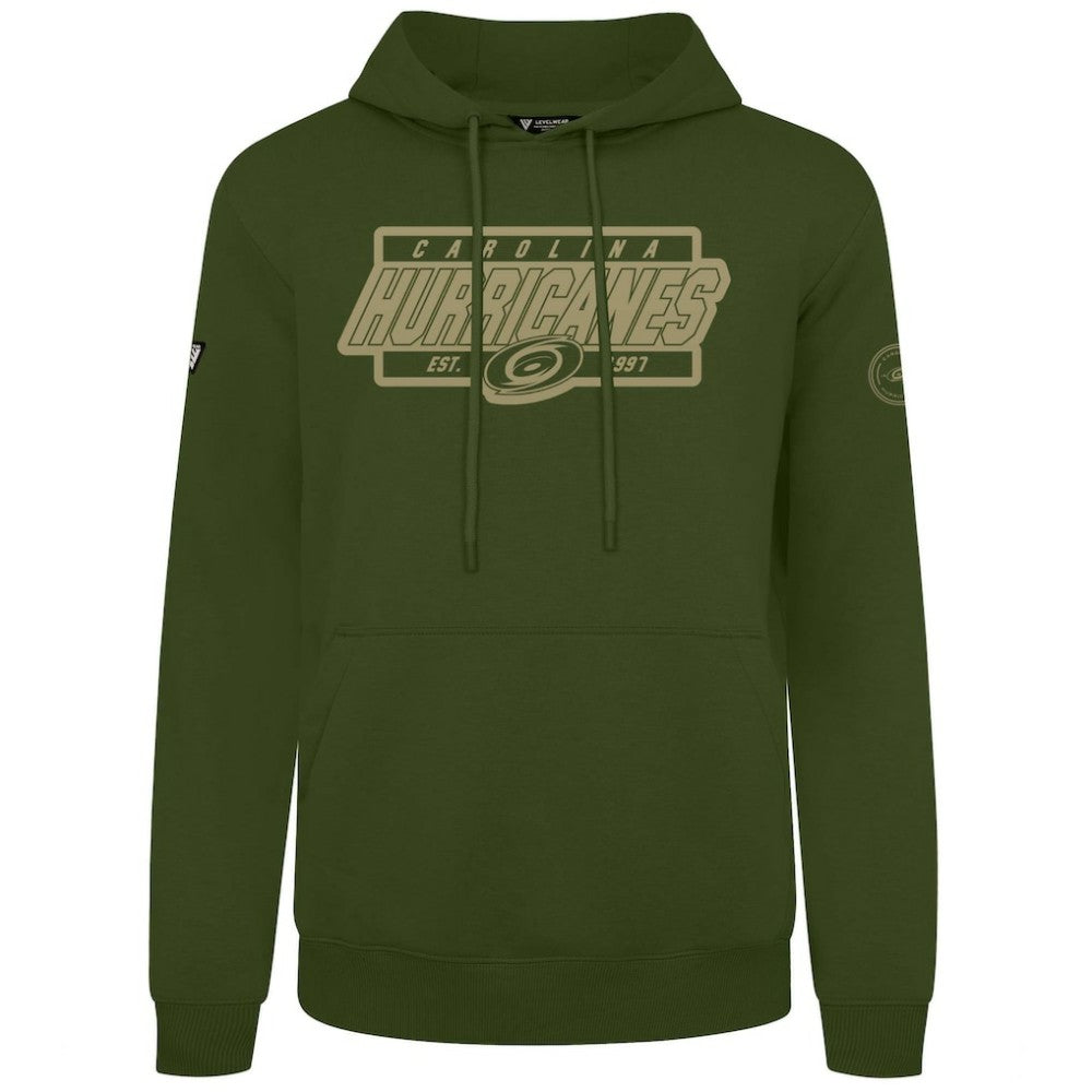 NHL Carolina Hurricanes Levelwear Podium Pullover Hoodie