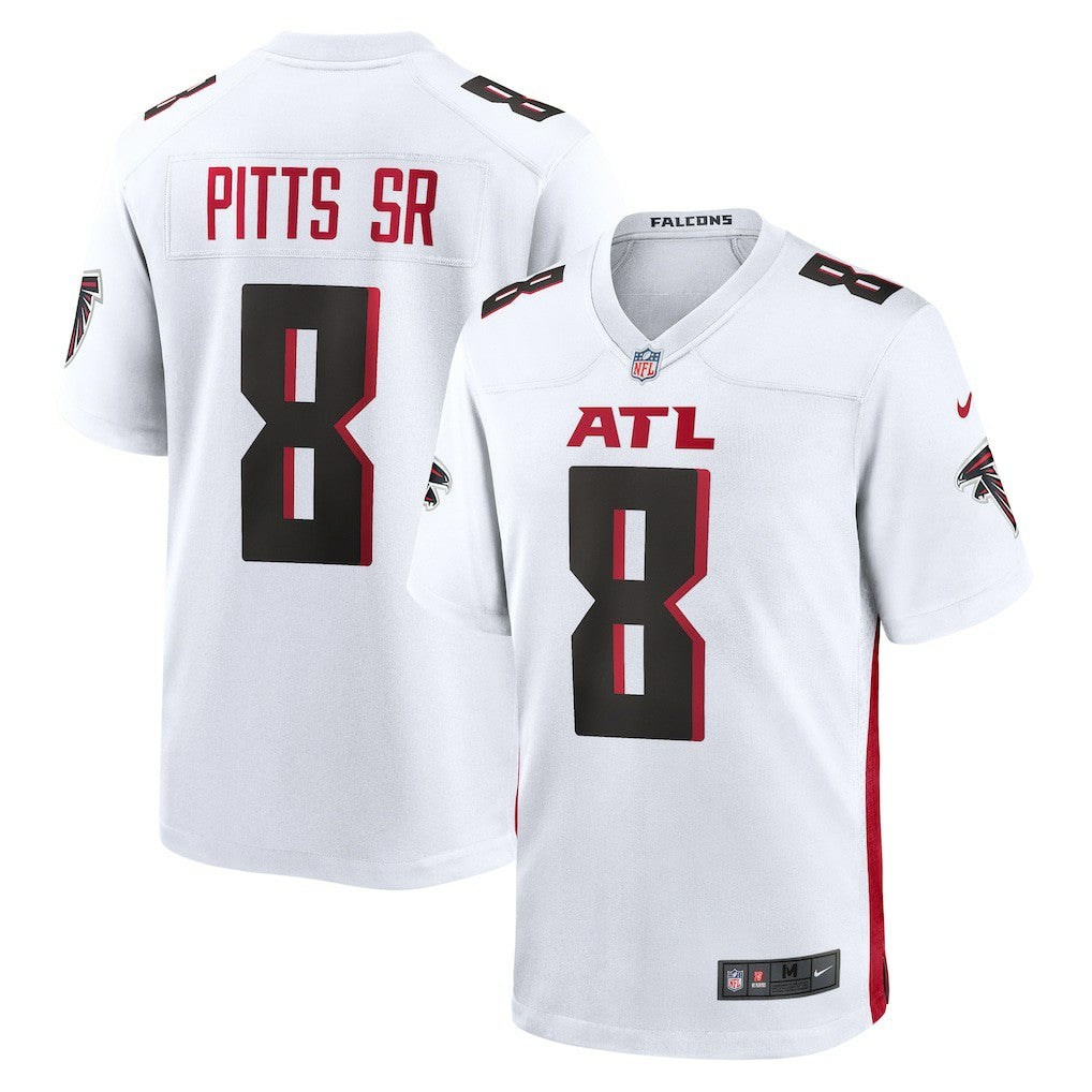 Kyle Pitts Sr.  White Game Jersey - Atlanta Falcons Jerseys