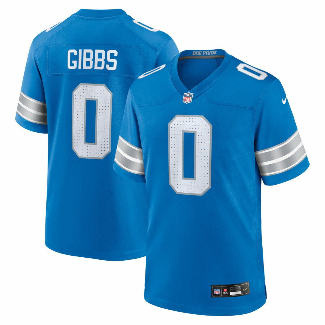 Jahmyr Gibbs  Game Player Jersey - Detroit Lions Jerseys