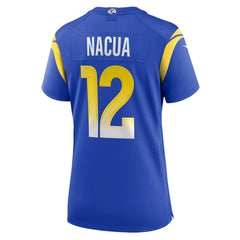 Puka Nacua  Women's Game Player Jersey - Los Angeles Rams Jerseys
