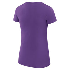 G-III 4Her by Carl Banks Women's Super-Slim Fit Lightweight Subtle Football T-Shirt - Minnesota Vikings T-shirts