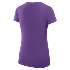 G-III 4Her by Carl Banks Women's Super-Slim Fit Lightweight Subtle Football V-Neck T-Shirt - Minnesota Vikings T-shirts