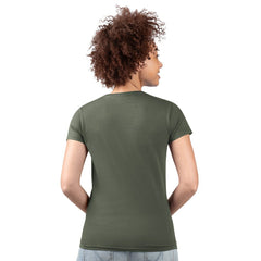 G-III 4Her by Carl Banks Women's Super-Slim Fit Lightweight Subtle Football V-Neck T-Shirt - New York Jets T-shirts