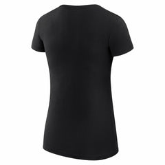 G-III 4Her by Carl Banks Women's Super-Slim Fit Lightweight Collage Team T-Shirt - Detroit Lions T-shirts