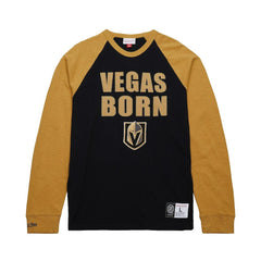 NHL Vegas Golden Knights Mitchell & Ness Legendary Slub Raglan Long Sleeve T-Shirt