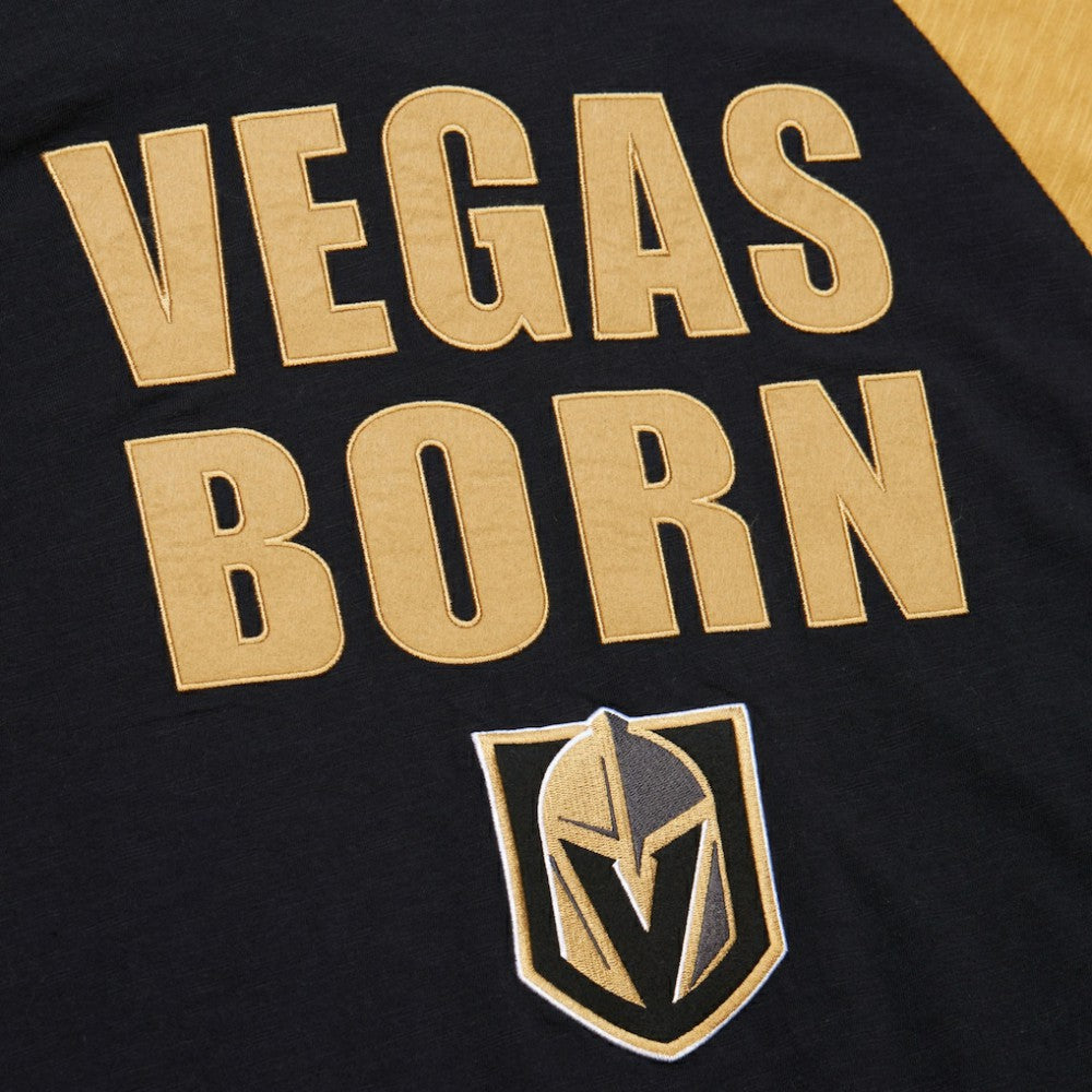 NHL Vegas Golden Knights Mitchell & Ness Legendary Slub Raglan Long Sleeve T-Shirt