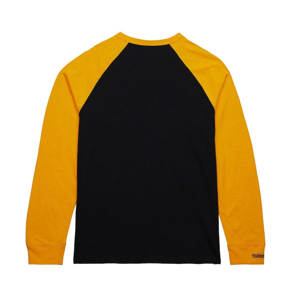 NHL Boston Bruins Mitchell & Ness Legendary Slub Raglan Long Sleeve T-Shirt
