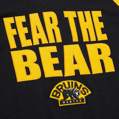 NHL Boston Bruins Mitchell & Ness Legendary Slub Raglan Long Sleeve T-Shirt