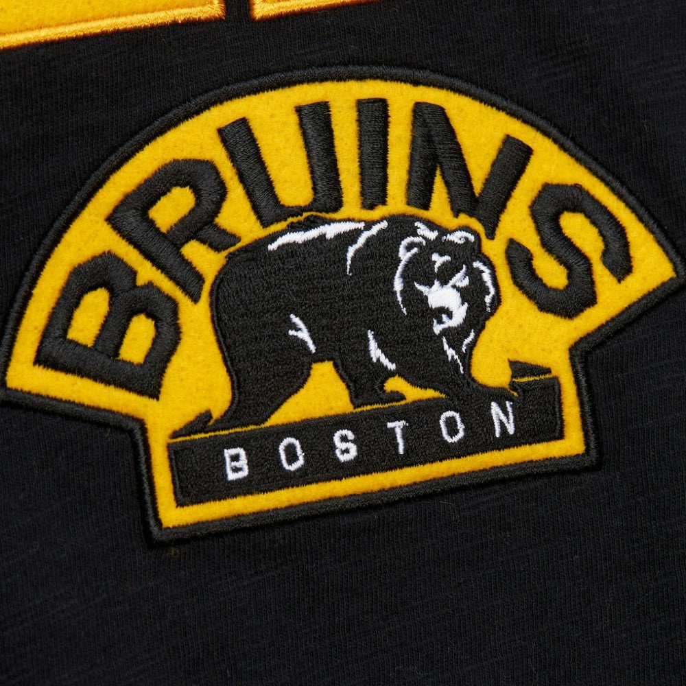 NHL Boston Bruins Mitchell & Ness Legendary Slub Raglan Long Sleeve T-Shirt