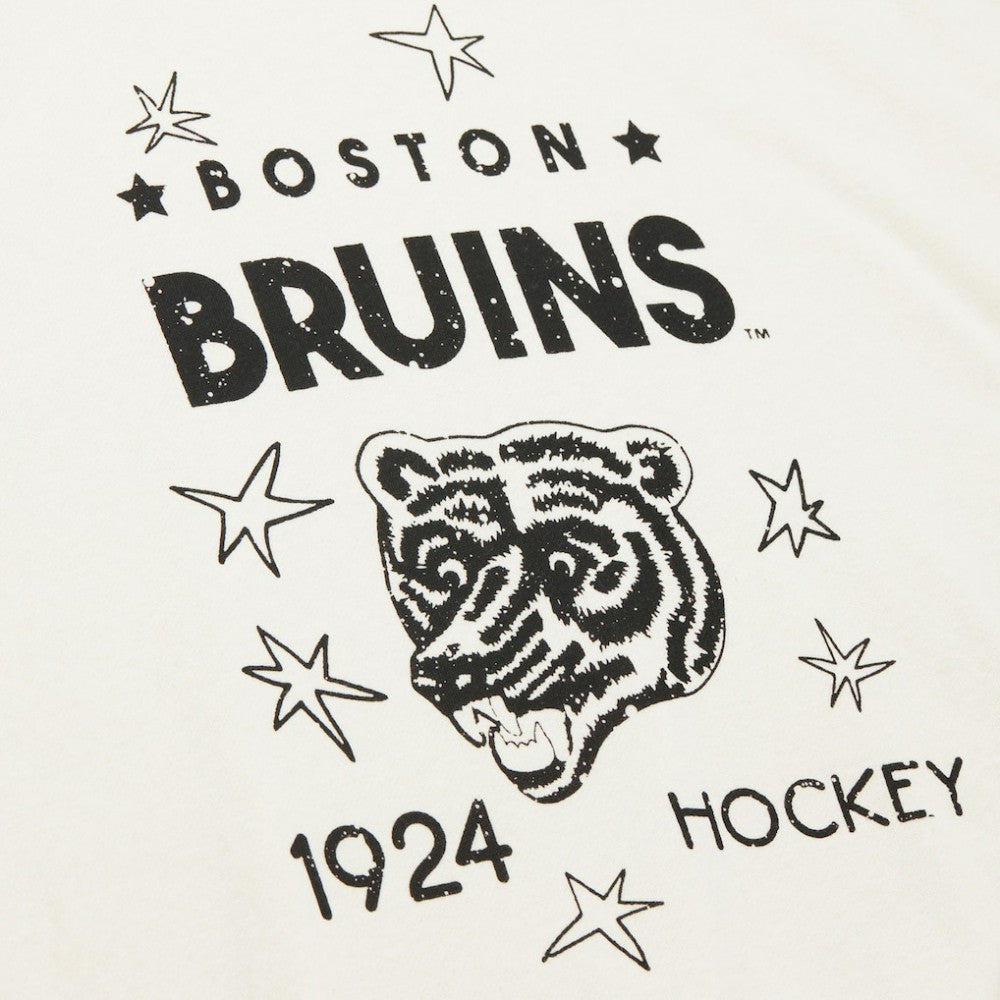 NHL Boston Bruins Mitchell & Ness Women's Logo 3.0 Pullover Sweatshirt