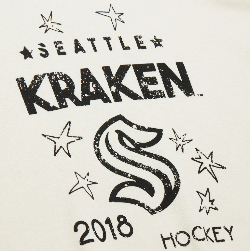 NHL Seattle Kraken Mitchell & Ness Women's Logo 3.0 Pullover Sweatshirt