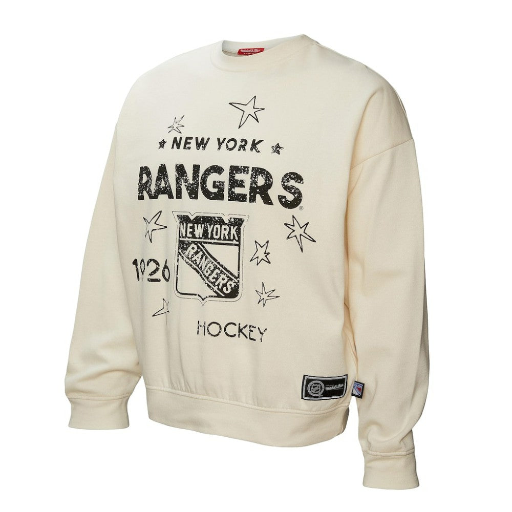 NHL New York Rangers Mitchell & Ness Women's Logo 3.0 Pullover Sweatshirt