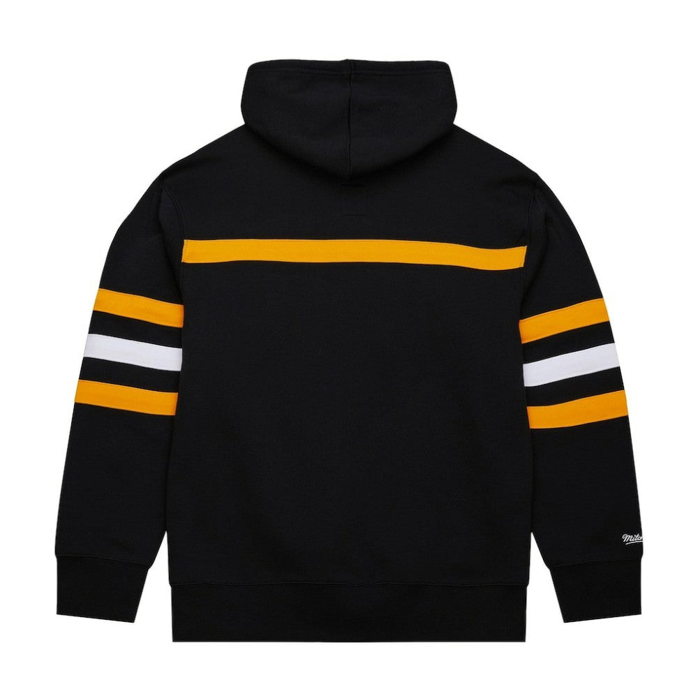 NHL Boston Bruins Mitchell & Ness Head Coach Slogan Pullover Hoodie