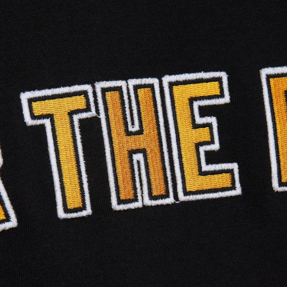 NHL Boston Bruins Mitchell & Ness Head Coach Slogan Pullover Hoodie
