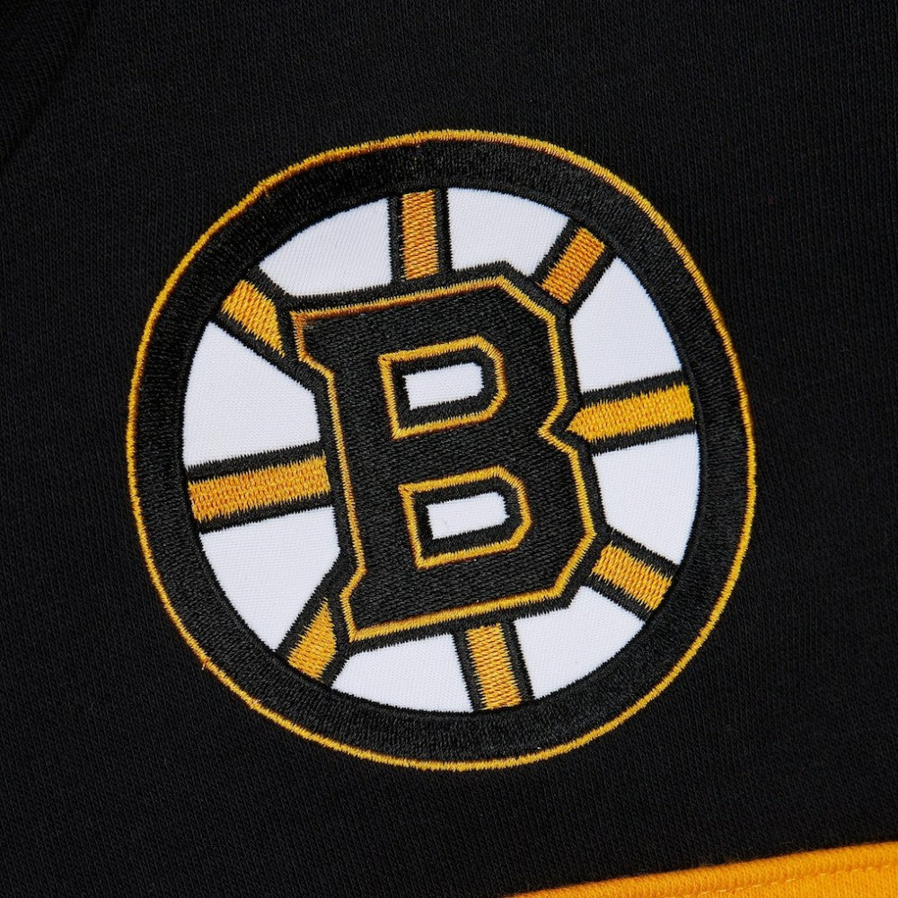 NHL Boston Bruins Mitchell & Ness Head Coach Slogan Pullover Hoodie