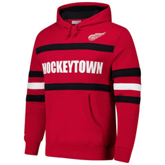 NHL Detroit Red Wings Mitchell & Ness Head Coach Slogan Pullover Hoodie