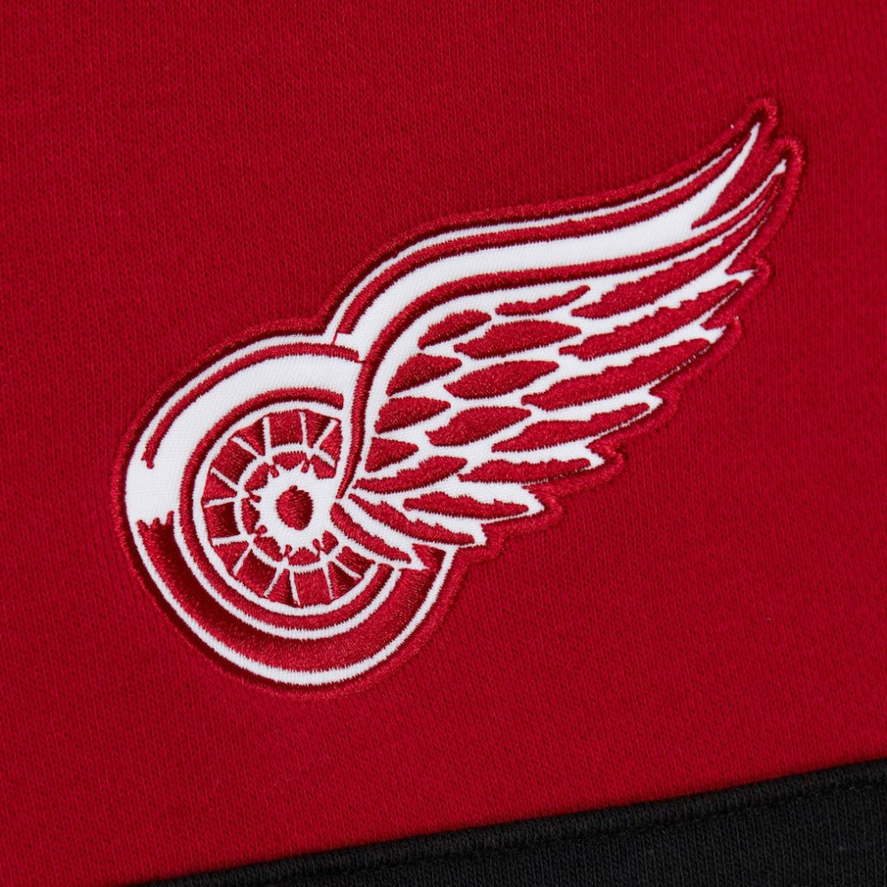 NHL Detroit Red Wings Mitchell & Ness Head Coach Slogan Pullover Hoodie