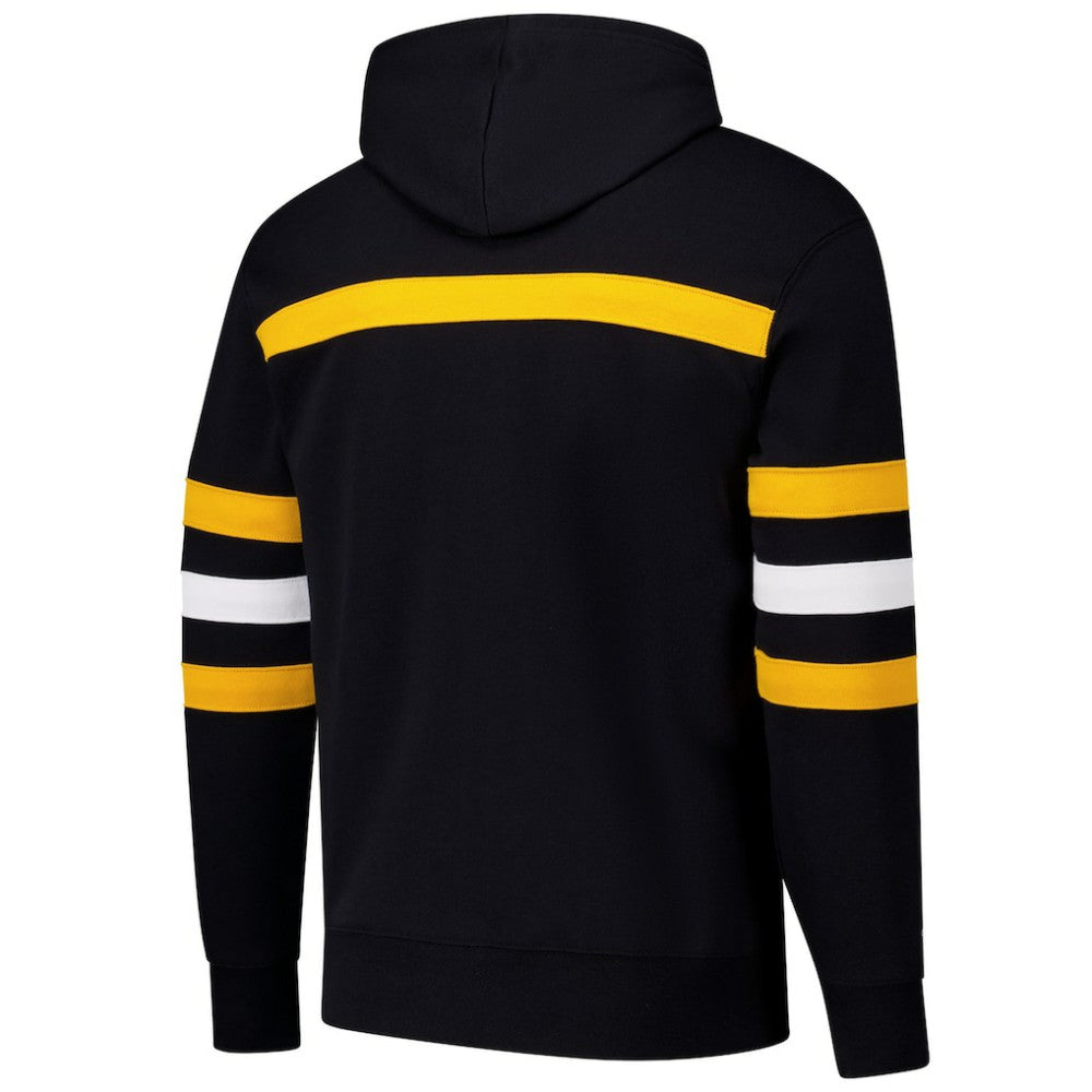 NHL Pittsburgh Penguins Mitchell & Ness Head Coach Slogan Pullover Hoodie