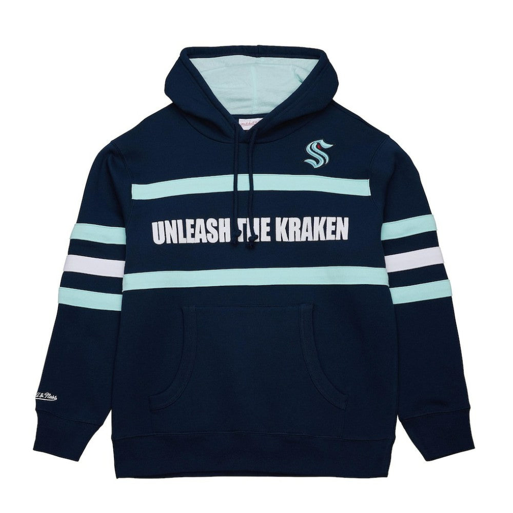 NHL Seattle Kraken Mitchell & Ness Head Coach Slogan Pullover Hoodie