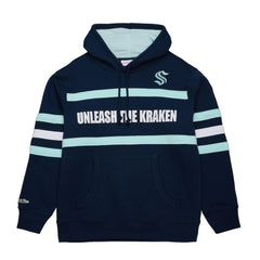 NHL Seattle Kraken Mitchell & Ness Head Coach Slogan Pullover Hoodie