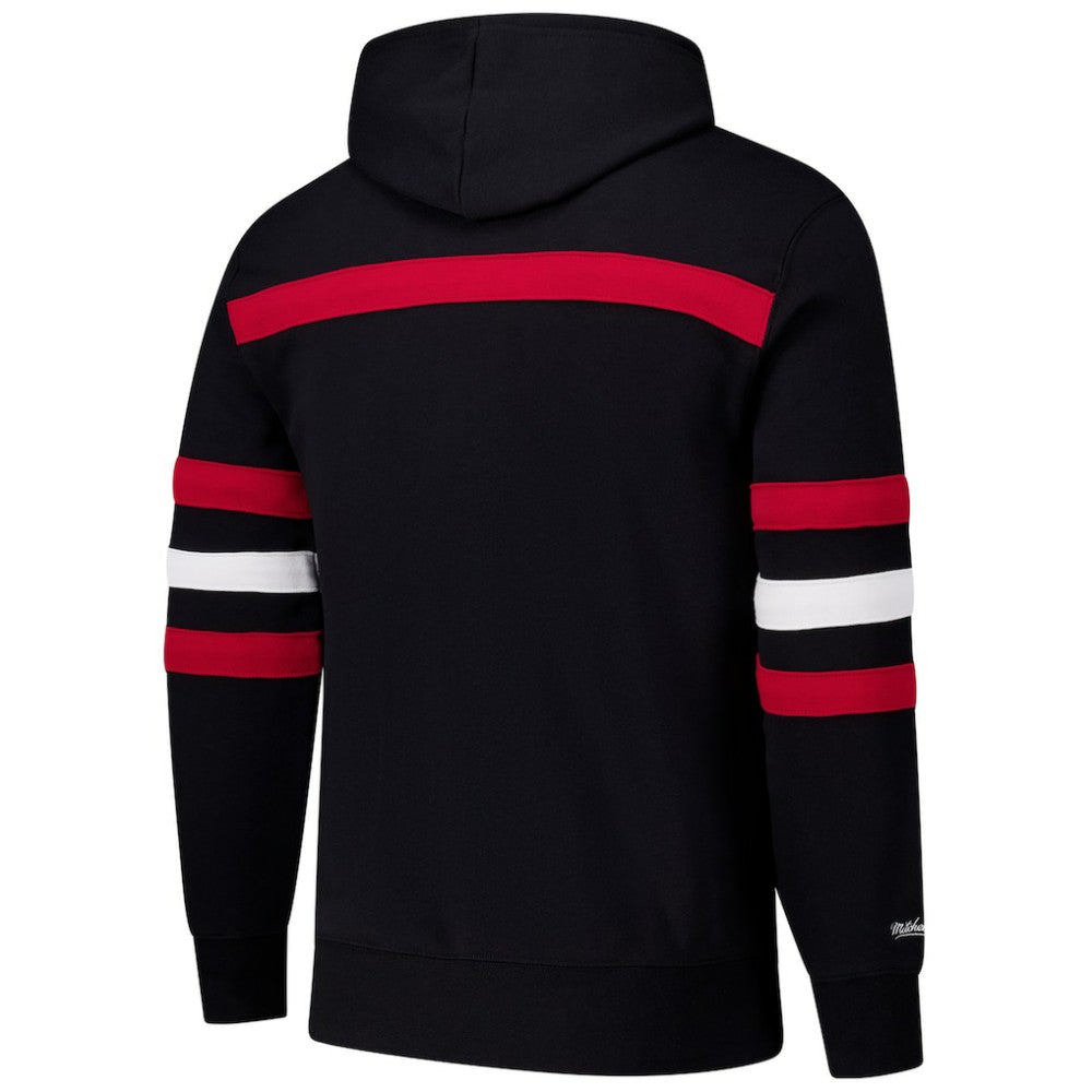 NHL Chicago Blackhawks Mitchell & Ness Head Coach Slogan Pullover Hoodie