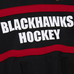 NHL Chicago Blackhawks Mitchell & Ness Head Coach Slogan Pullover Hoodie