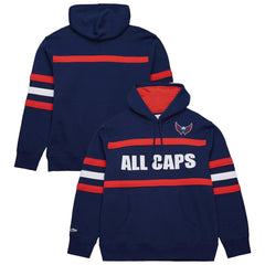 NHL Washington Capitals Mitchell & Ness Head Coach Slogan Pullover Hoodie