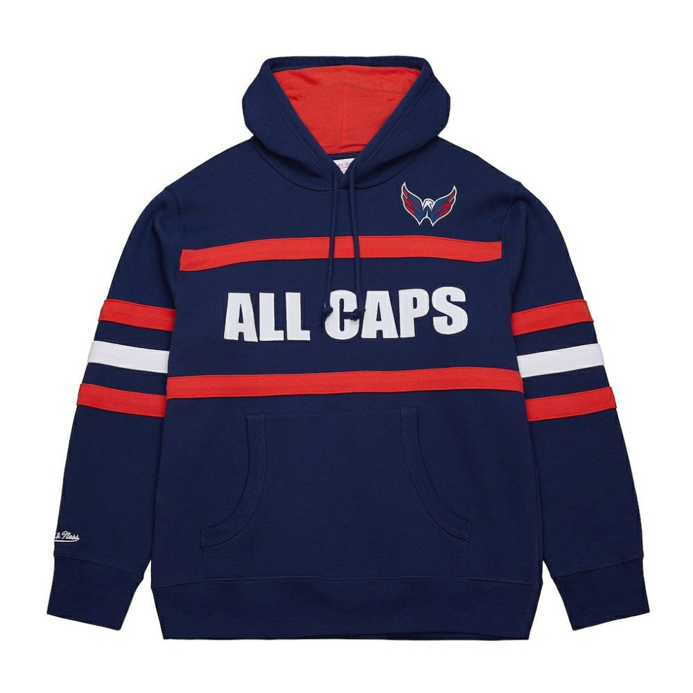 NHL Washington Capitals Mitchell & Ness Head Coach Slogan Pullover Hoodie